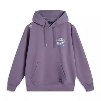 Li Ning X League Of Legends Sports Lifestyle Series Dual City Battle Collaboration Удобная теплая свободная повседневная универсальная толстовка с капюшоном AWDUF49-2 S