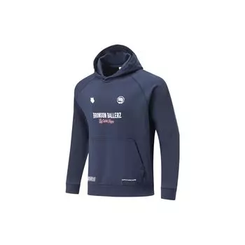 Li Ning X Mister Cartoon Collaboration Anti-Five Series Letter Print Pullover Hoodie Men Hoodies Deep-Navy AWDTB95-2 L