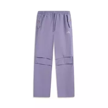 Li Ning X Музей дворца Сотрудничество Серия китайской культуры Удобные Простые Прямые Модные Свободные Однотонные Повседневные Брюки на шнуровке AKXV252-1 XL