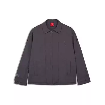 Li Ning X Palace Museum Baoyun Building Collaboration Sports Polo Jacket Unisex Jacket Dark-Black AJDQ403-1 XXXL