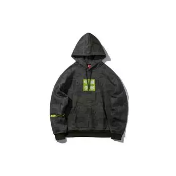 Li Ning X Peoples Daily New Media Collaboration Series пуловер с капюшоном мужские толстовки черный серый AWDP965-2 M