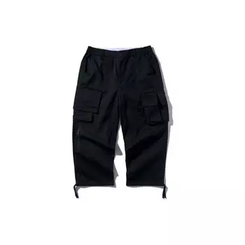 Li Ning X Peoples Daily New Media Collaboration свободные повседневные брюки мужские брюки черные AKXP313-1 M