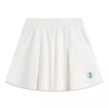 Li Ning X Серия Disney История игрушек Американский ретро-стиль Универсальные Удобные Дышащие Брюки-юбка Повседневная юбка Женские юбки Молочно-белый ASKV264-1 L