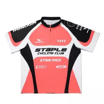 Li Ning X Staple Сотрудничество Удобная Повседневная Универсальная Футболка с Коротким Рукавом и Принтом в Виде Букв Мужские Футболки ANFV001-1 S