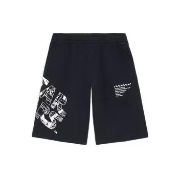 Li-Ning X Star Wars SS22 Co-Branded Solid Color Letter Elastic Belt Прямые повседневные шорты мужские плавки черные AKSS499-1 M