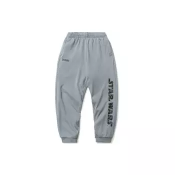 Li Ning X Star Wars свободные повседневные спортивные брюки с манжетами мужские брюки Firestone-Blue AKLR371-5 S