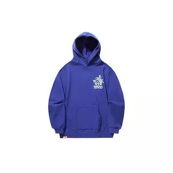 Li Ning X Steven Harrington Cartoon Anime Letter Hoodie Unisex Hoodies Shadow-Purple Blue AWDTD07-1 M