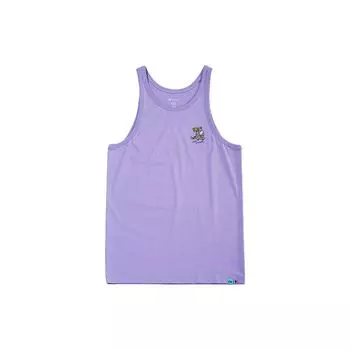 Li Ning X Steven Harrington Collaboration Мультяшный принт Повседневный спортивный жилет Мужские жилеты Фиолетовый AVSR081-1 M