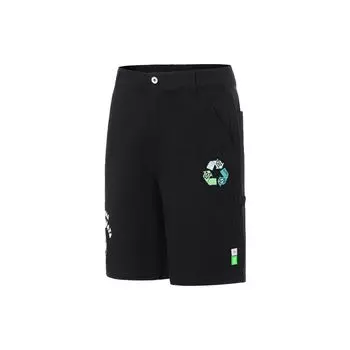 Li Ning X Steven Harrington Letter Print Повседневные шорты Мужские шорты Черные AKST045-1 XL