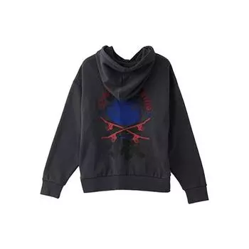 Li Ning X Xlarge Collaboration Sports Fashion Series Casual Pullover Hoodie Men Hoodies Black AWDQ997-2 XL