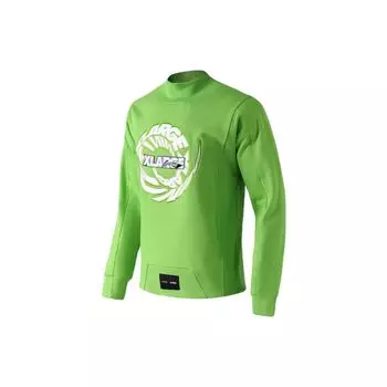 Li Ning X Xlarge вышитый буквенный узор флисовый пуловер свитшот мужской свитшот зеленый AWDND43-1 S