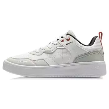 Li Ning Xian Chu удобные дышащие нескользящие износостойкие низкие кроссовки для скейтбординга мужские кроссовки белые светло-серые AGCR315-3 43