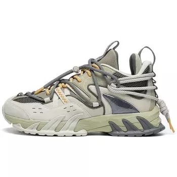 Li Ning Xiaoyao Xing Низкие спортивные повседневные туфли мужские кроссовки Yuzhi-зеленый ARDS017-3 43