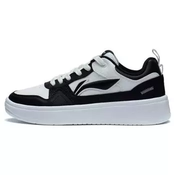 Li Ning Xingchu 2.0 модные нескользящие износостойкие низкие кроссовки для скейтбординга женские кроссовки белые черные AGCT338-1 39