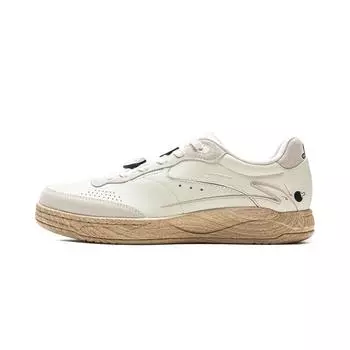 Li Ning Xuperman X Классические Универсальные Модные Кроссовки на Толстой Подошве Унисекс Кроссовки Молочно-Белый AGCV447-1 40