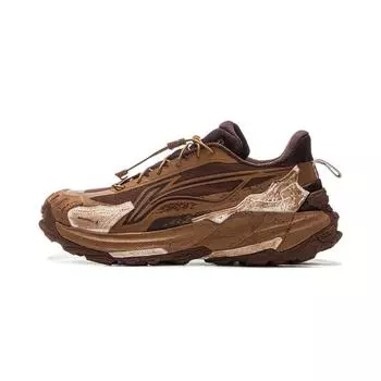 Li Ning Yijie 2.0 Su Zhi Dong Fang Theme Fashion Outdoor Slip Non-Slip Durable Low Top Treking Shoes Unisex Treking Shoes Brown AHTU005-6 37