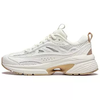 Li-Ning Yixing Lite Classic Удобная толстая подошва, высота которой увеличивает амортизацию, нескользящая износостойкая отскок, низкая повседневная обувь AGCU052-3 36