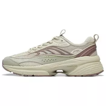 Li-Ning Yixing Lite Повседневные Удобные Нескользящие Износостойкие Дышащие Низкие Кроссовки для образа жизни Мужские бежевые AGCT235-5 43