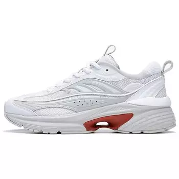 Li-Ning Yixing Lite универсальные круглые носки удобные нескользящие износостойкие низкие повседневные туфли женские кроссовки белые красные AGCT236-3 35