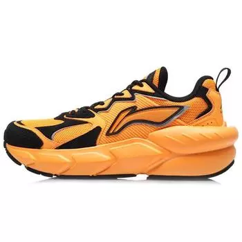 Li-Ning Yizhao Trendy Low-Top Sports Shoes Fluorescent Honey Orange Men Sneakers ARLQ035-5 40