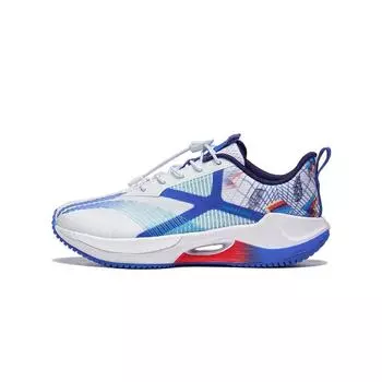 Li Ning Youth Childrens Rebound Shock Absorbing Comfortable Running Shoes Kids Running Shoes Crystal-Blue YKFT046-9 33