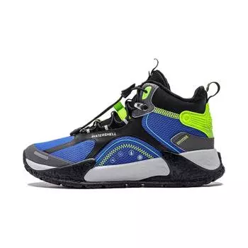 Li Ning Youth Childrens Water Shell Нескользящие амортизирующие износостойкие легкие теплые кроссовки средней высоты для отдыха на природе Детская обувь YKET010-3 31