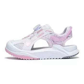 Li Ning Youth Cyber Fluid Удобные повседневные дышащие легкие детские сандалии Детские сандалии розовые белые YKUT004-2 36