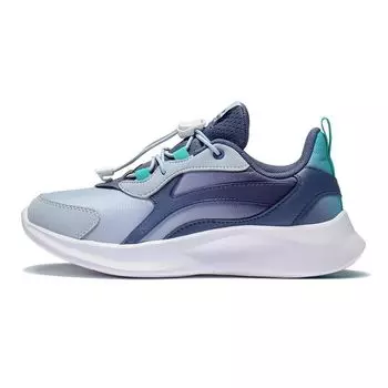 Li Ning Youth Lingyue Sports Нескользящая амортизирующая износостойкая повседневная обувь Детская повседневная обувь Серо-голубой YKCS028-7 31