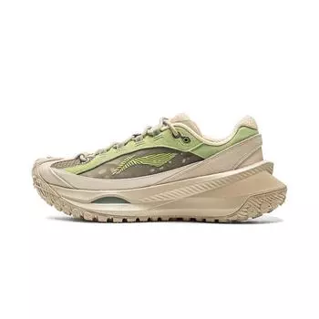 Li Ning Youxia CRC Модные Удобные Универсальные Износостойкие Нескользящие Низкие Повседневные Кроссовки Унисекс Матово-Зеленый AZGV175-2 41