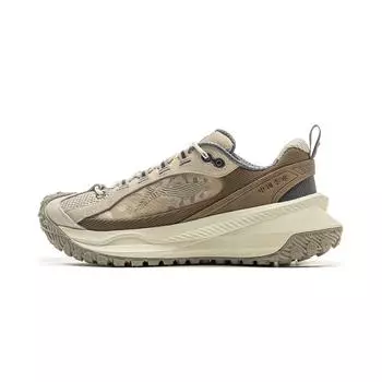 Li Ning Youxia Sports Универсальные Нескользящие Износостойкие Низкие Повседневные Кроссовки Унисекс Повседневные Кроссовки Серо-Коричневый AZGV051-2 38