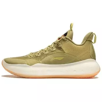 Li Ning Yu Shuai 14 Low Jimmy Butler PE Удобные нескользящие баскетбольные кроссовки мужские зеленые ABAR123-42 43
