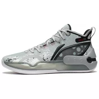 Li Ning Yu Shuai 16 камуфляжные прочные дышащие нескользящие амортизирующие низкие мужские кроссовки кирпично-серые ABAS053-5 40