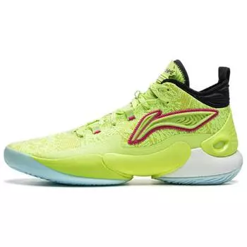 Li Ning Yu Shuai 18 Баскетбольные кроссовки Мужские кроссовки Зеленый Черный ABAU087-2 40
