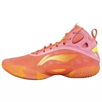 Li Ning Yu Shuai 19 Удобные Универсальные Прочные Амортизирующие Низкие Баскетбольные Кроссовки Мужские кроссовки Оранжевый ABAV005-5 41