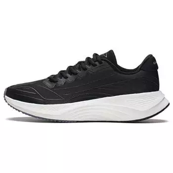 Li Ning Yue Ying 1.0 легкие удобные амортизирующие нескользящие износостойкие кроссовки с низким верхом мужские кроссовки черные белые ARHS031-3 41