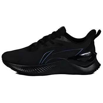 Li Ning Yue Ying 3.0 удобные амортизирующие износостойкие дышащие повседневные кроссовки с низким верхом мужские кроссовки черные ARHU023-2 45
