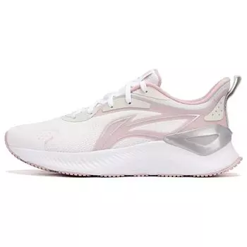 Li Ning Yue Ying 3.0 Удобные Универсальные Амортизирующие Износостойкие Дышащие Низкие Повседневные Кроссовки для Бега Женские кроссовки Белый Фиолетовый ARHU024-5 37