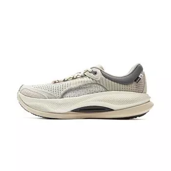 Li Ning Yue Ying CRC Тренд Спортивная Амортизация Светоотражающий Отскок Низкий Верх Повседневные Кроссовки для Бега Мужские кроссовки Белый Серый AZGV053-2 43