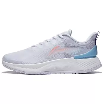 Li Ning Yue Ying Element повседневные модные нескользящие износостойкие дышащие низкие кроссовки для бега мужские кроссовки белые синие фиолетовые ARHT005-9 42