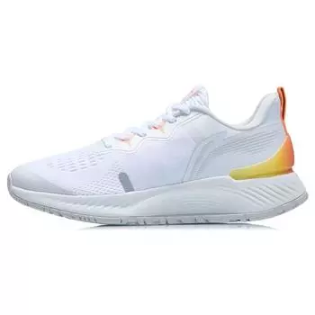 Li Ning Yue Ying Essential светоотражающие амортизирующие кроссовки с низким верхом для бега мужские кроссовки стандартные белые ARHR103-1 43