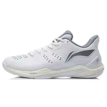 Li-Ning Yun Ting Удобные Универсальные Модные Низкие Кроссовки Для Бадминтона Мужские Туфли Белые AYAR033-4 40