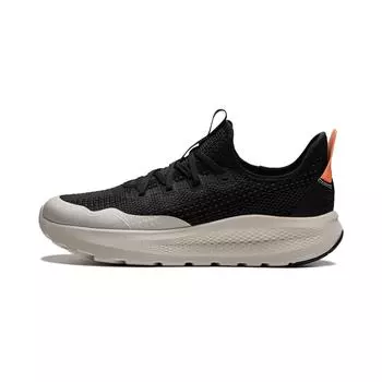 Li Ning Yun Yi Slip On Soft Rebound Дышащая толстая подошва Увеличенная высота Амортизация Нескользящая износостойкая низкая повседневная обувь AGLU261-2 39