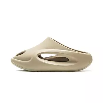 Li Ning Yun You Slay 2.0 Модные Удобные Шлепанцы со Сменными Стельками Бесшумные Нескользящие Унисекс Сандалии Светло-Коричневый AZSV009-7 37