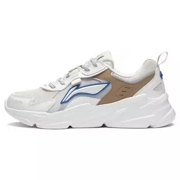 Li-Ning Yunhai Fabric Synthetic Leather Нескользящие износостойкие низкие спортивные повседневные туфли мужские кроссовки AGCT153-3 39