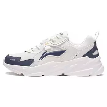 Li-Ning Yunhai Trendy Удобные Нескользящие Износостойкие Низкие Повседневные Туфли Мужские Кроссовки Белые Серые AGCT153-1 43