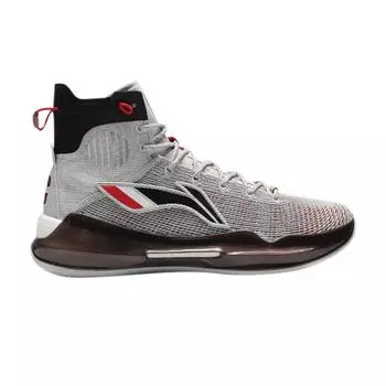 Li-Ning Yushuai 13 Серые красные мужские кроссовки Cinnabar ABAP065-14