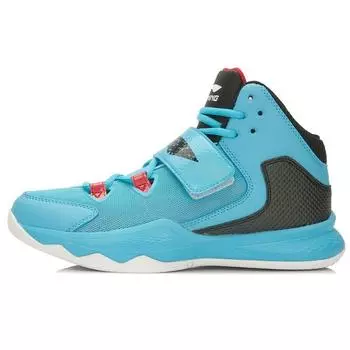 Li Ning Yusu 1 Удобная ткань Синтетическая кожа Нескользящие Износостойкие Амортизация Поддержка Высокие Баскетбольные кроссовки ABFL009-3 43
