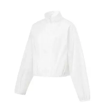 Li Ning Женская серия для фитнеса Свободная куртка с длинным рукавом Защита от УФ-лучей Солнцезащитная куртка Женские куртки Стандартный-Белый AFDU586-1 XL