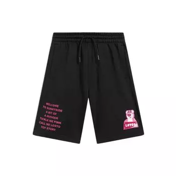 Li-Ning Женские спортивные штаны с мультяшным принтом X Disney Joint Edition, черные AKST646-1 M