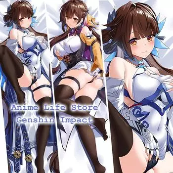 Li Sushang наволочка для тела 2WAY Dakimakura аниме Honkai Impact 3rd наволочка для кровати, обнимающая подушка для сна, домашний декор A 40x120cm Peachskin
